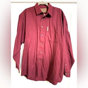 Men's Burgundy Shirt